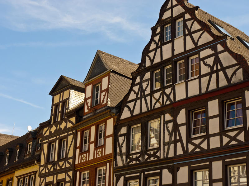 <p>Historic-Colourful-buildings.jpg&nbsp;</p>Buildings forming part of the town square at Cochem,Germany. Colourful, well maintained and at there best on a sunny morning.