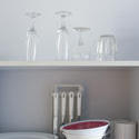8214   Open kitchen shelves with kitchenware