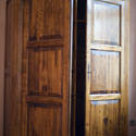 8912   Rustic wooden wardrobe or armoire