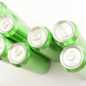 10445   Green soda or soft drink cans