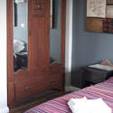 8936   Old wardrobe in bed and breakfast accommodation
