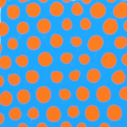 9605   orange chalk polkas