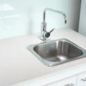 10663   Stainless steel sink and faucet