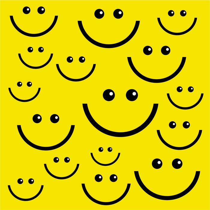 <p>Happy face wallpaper.</p>
