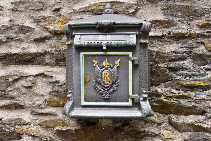 <p>Wall-Mounted-Postbox.jpg&nbsp;</p>This German post box was seen mounted to the wall at the Reichsburg castle at Cochem.
