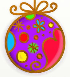 10360   whimsypaint christmas bauble