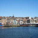 7858   Whitby harbour and swing bridge