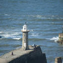 8041   Navigation lights at Whitby harbour