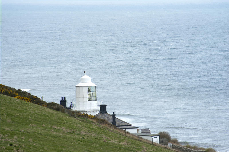 Whitby South Lighthouse was built in 1858 and was originally one of a pair, aligned north south to mark a dangerous reef off the mouth of the busy fishing harbour at Whitby