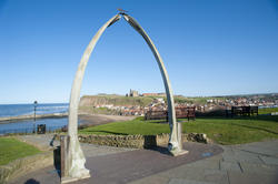 7866   Whale bone monument at Whitby
