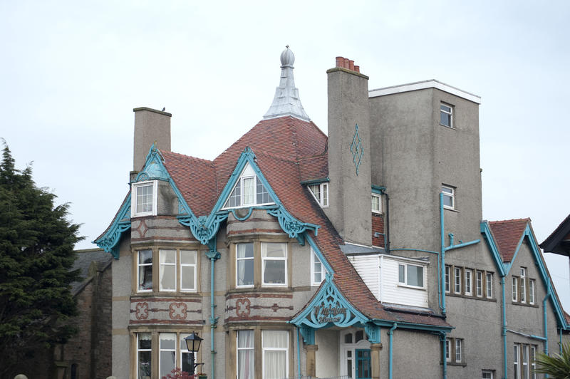 Whitelow House. Morecambe, a residential nursing home on the seafront overlooking Morecambe Bay