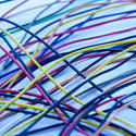 10936   Criss Crossed Multi Colored Wires