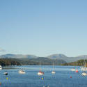 8768   Tranquil view of yachts on Windermere Lake