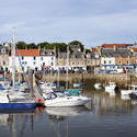 12882   Boats in Harbor in Village of Anstruther