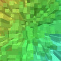 12646   Background of extruded green cubes