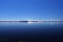 12230   Blue Yellowstone Lake and Sky