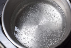 12982   Boiling water in a stainless steel pot