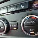 16337   Air conditioner controls on a car dashboard