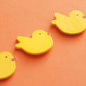 13457   Background of colorful yellow Easter chicks