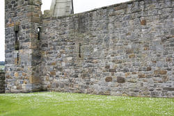 12840   Fortified block wall at Saint Andrews Cathedral