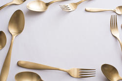 13101   Food or catering frame with assorted cutlery