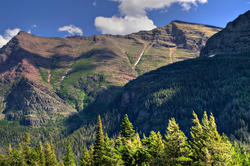 12224   Glacier National Park Mountain Ridge
