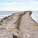 12814   Stone sea wall at St Andrews harbour