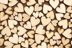 13497   little wooden hearts