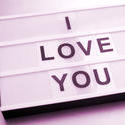 13502   Changeable I Love You sign