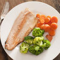 12361   rainbow trout and steamed vegetables