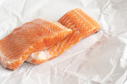 12363   raw salmon in paper