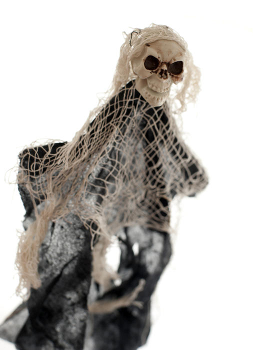 12785   Cute skeleton witch puppet