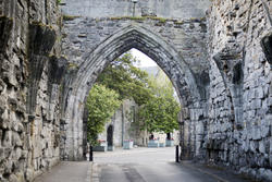 12796   Ancient Gothic arch St Andrews