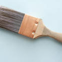 12199   Thick wall paint brush on blue background
