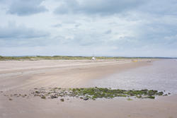 12847   Deserted beach at St Andrews, Scotland